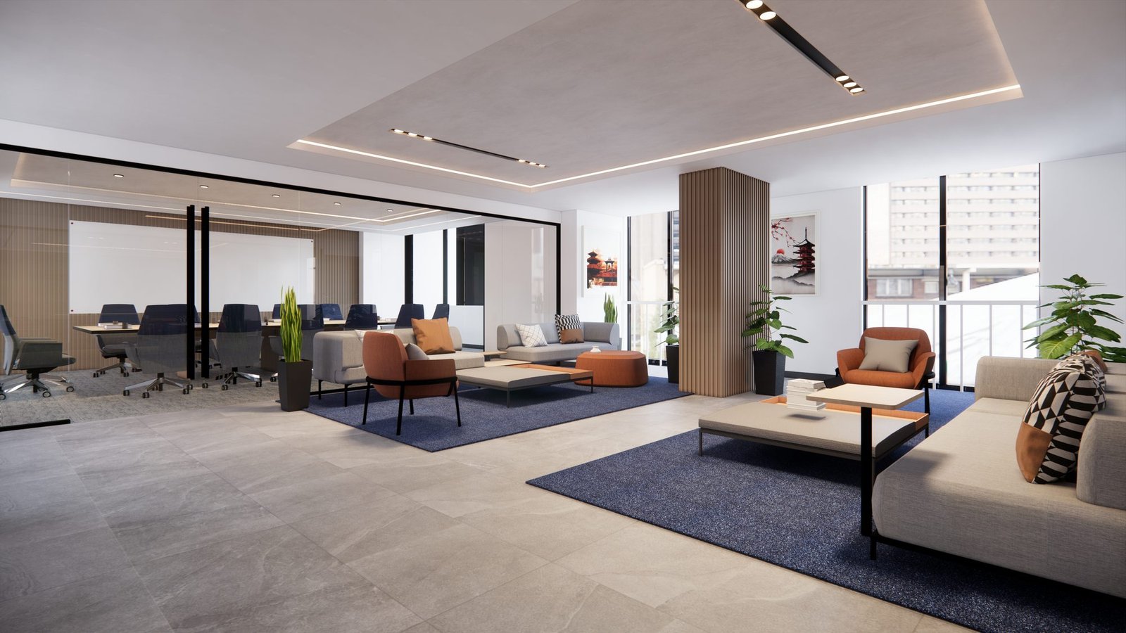 Anbessa executive office waiting area